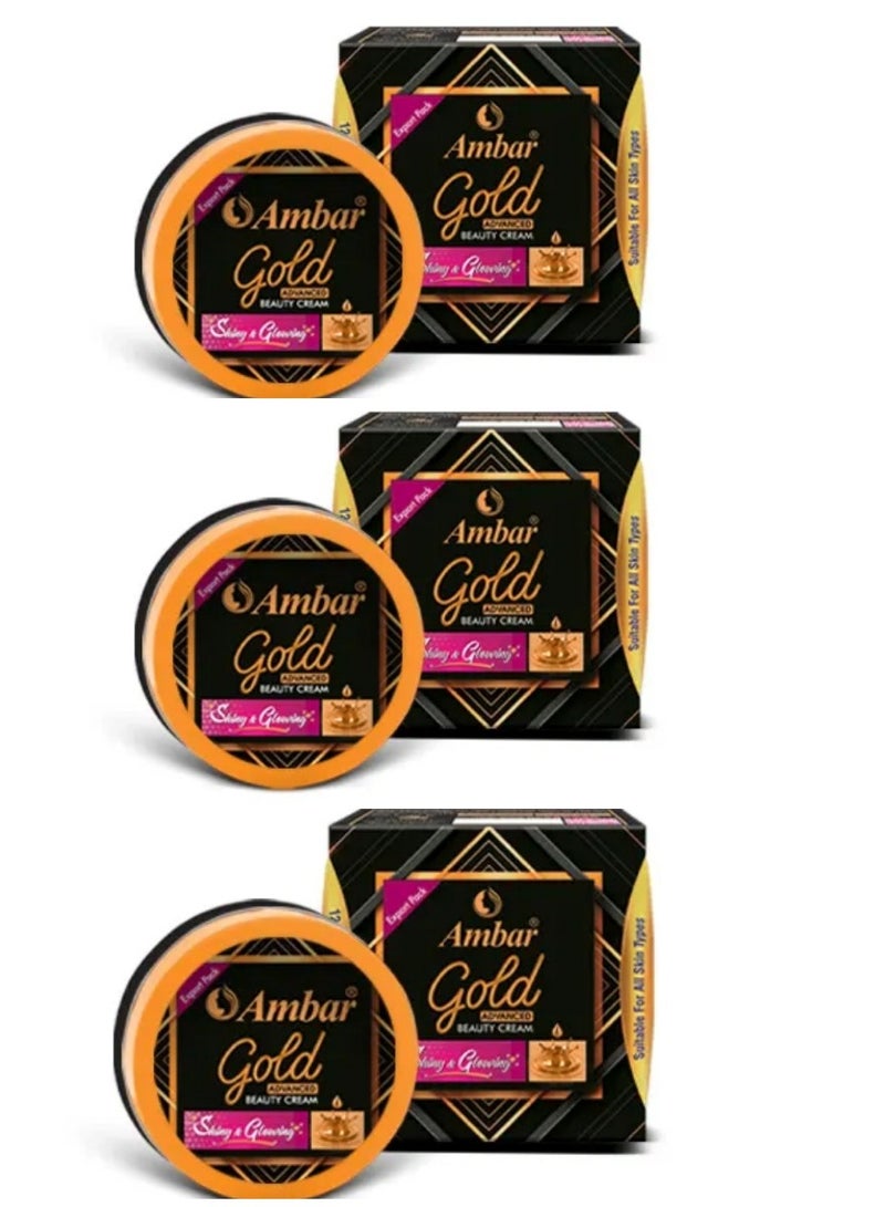 Ambar Three Pieces Of Gold Advanced Beauty Cream - Image 1