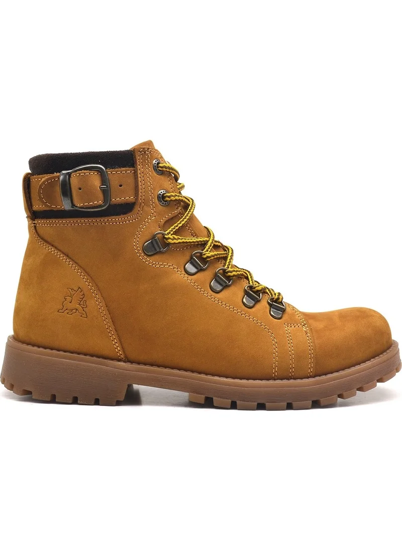 راكر Griffon Leather Yellow Zipper Winter Boots