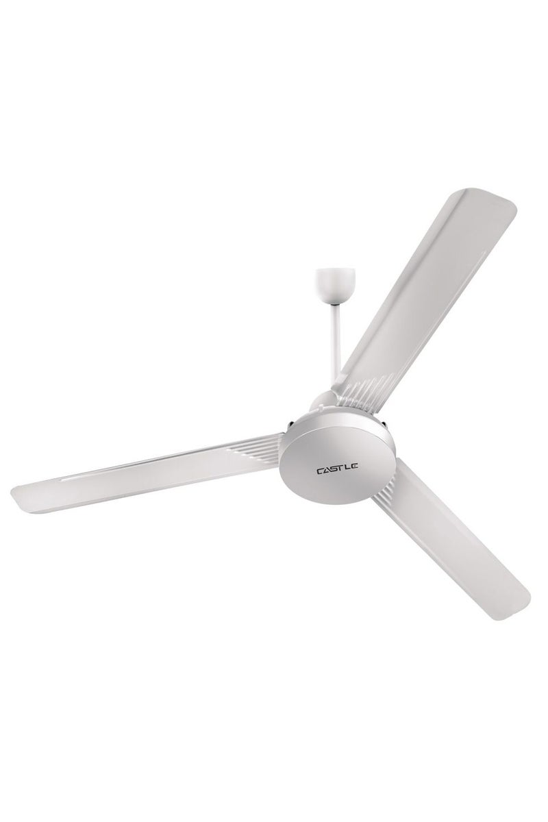 Castle Castle 56-inch Ceiling Fan, 3 Blades, 5 Speeds, FAC 1056 GW - White
