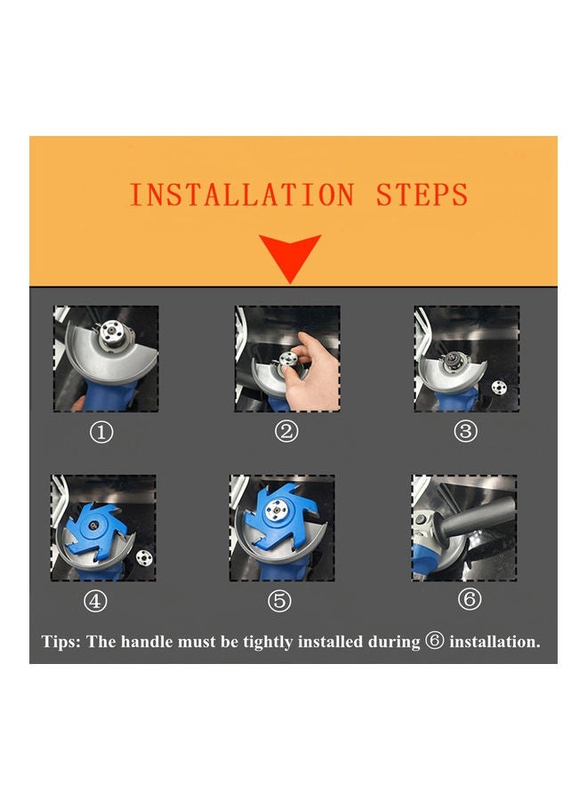 Wood Carving Disc Multicolour 9x2x9cm - Image 3