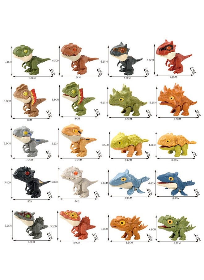 FUNCOT Jurassic Dinosaur Toys, Birthday Gifts, Suitable for Boys and Girls Over 3 Years Old, Joints Can Be Moved, 10PCS Randomly  - Image 1
