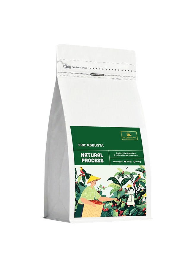 The Caphe Vietnam Fine Robusta Coffee – Anaerobic Natural Process (Single Origin, Ground) 1KG | Medium Roast, Freshly Roasted in Dubai - Image 1