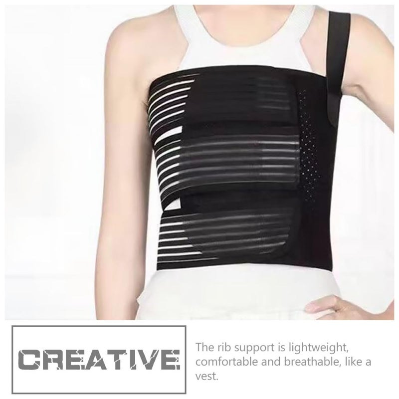 Adjustable Chest Binder Rib Support Brace for Dislocated Ribs Fracture Fixation Medium Size - Image 5