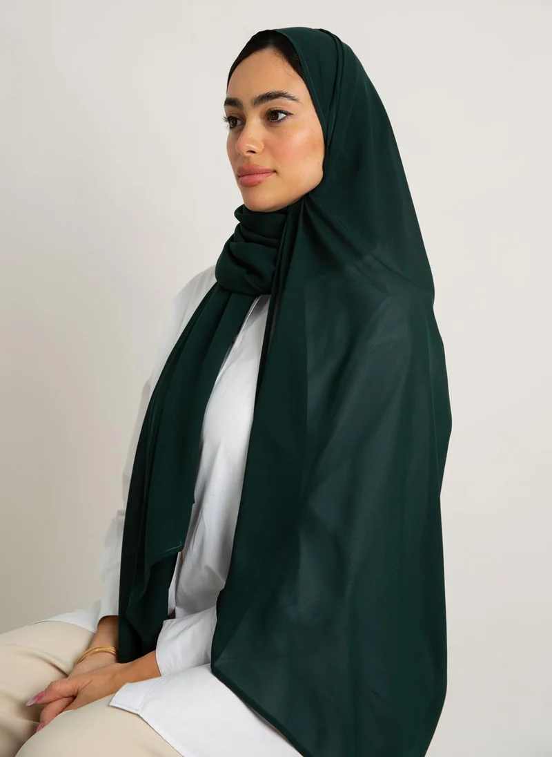 Kaafmeem Dark Green Laser Tarha