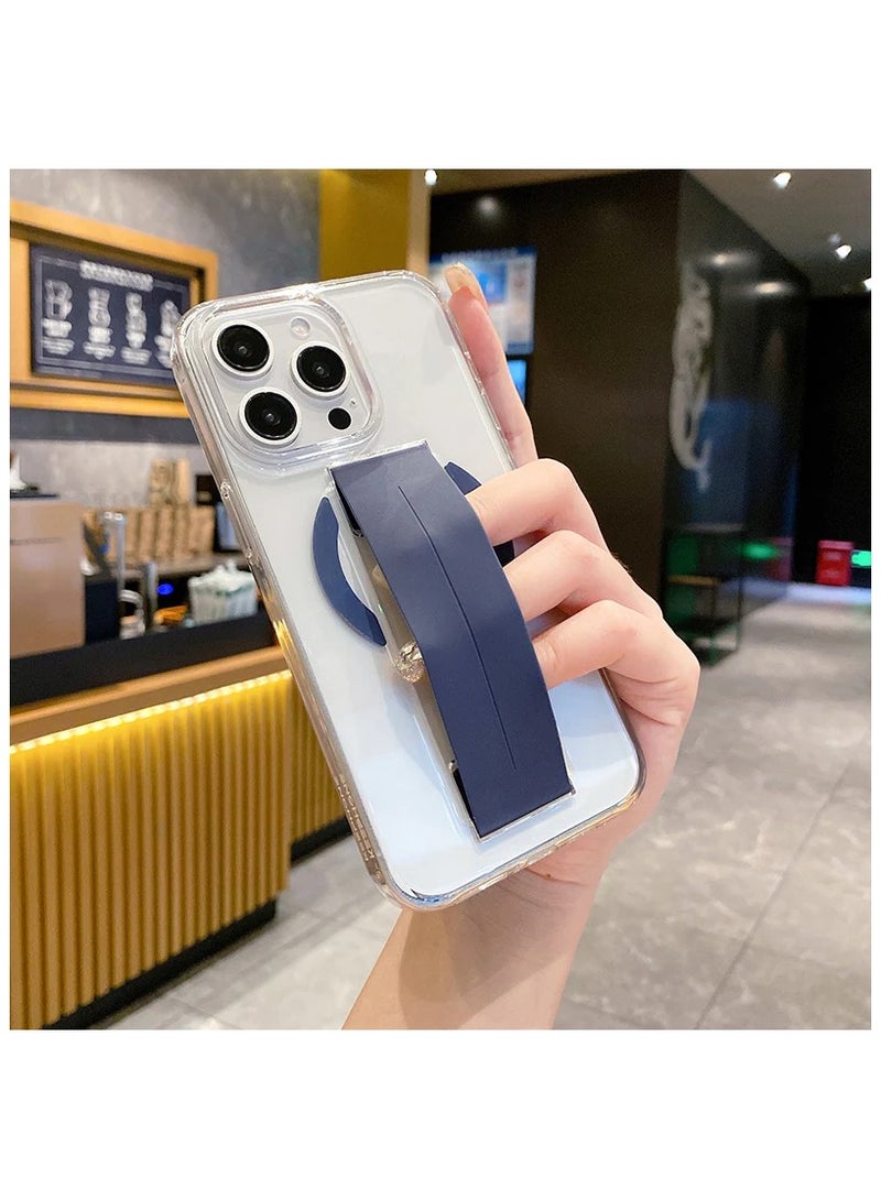 يونيك وان جراب MagSafe Grip لهاتف iPhone 16 Pro Max - حماية من السقوط من ارتفاع 13 قدمًا، ظهر شفاف كريستالي مضاد للاصفرار، تثبيت آمن بيد واحدة FlexGrip™، متوافق مع الشحن اللاسلكي MagClick™، مقاوم للصدمات ومقاوم للخدش - Image 3