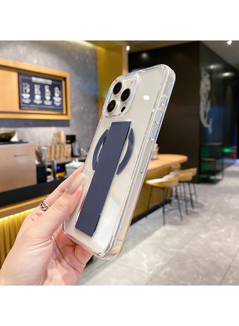 يونيك وان جراب MagSafe Grip لهاتف iPhone 16 Pro Max - حماية من السقوط من ارتفاع 13 قدمًا، ظهر شفاف كريستالي مضاد للاصفرار، تثبيت آمن بيد واحدة FlexGrip™، متوافق مع الشحن اللاسلكي MagClick™، مقاوم للصدمات ومقاوم للخدش - Image 4