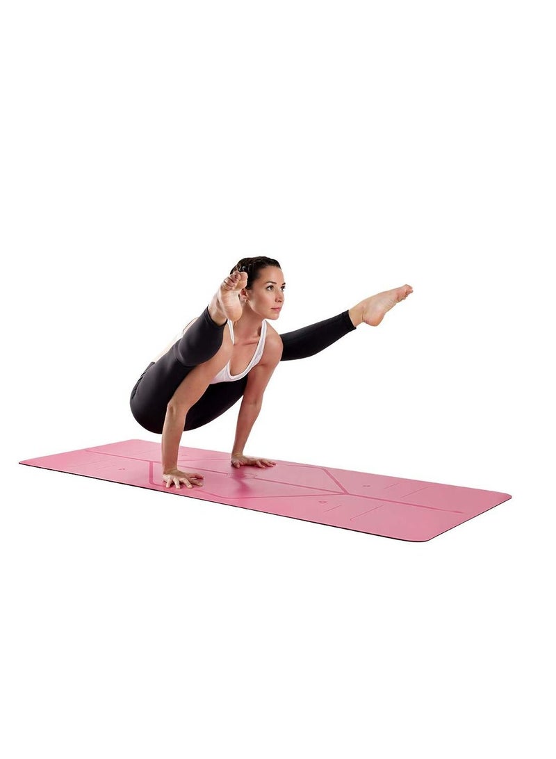 تحصين اليوغا ضد الانزلاق مع قبضة طبيعية مصنوعة من المطاط الطبيعي - Image 3