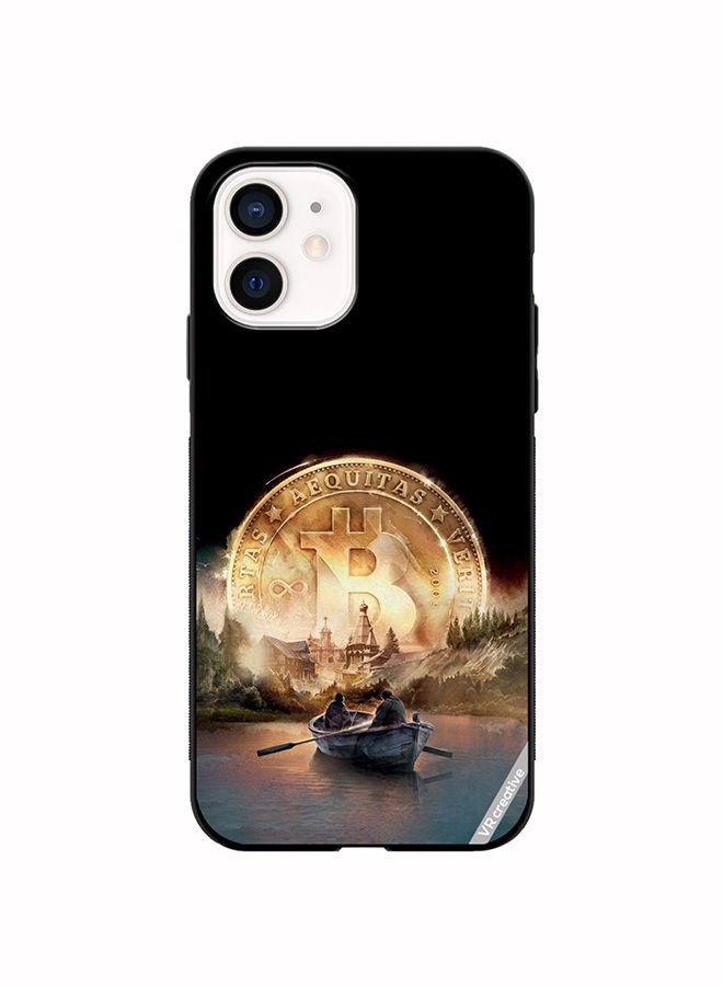 VR CREATIVE Protective Case Cover For Apple iPhone 12 mini River Of Bitcoin Design Multicolour - Image 1