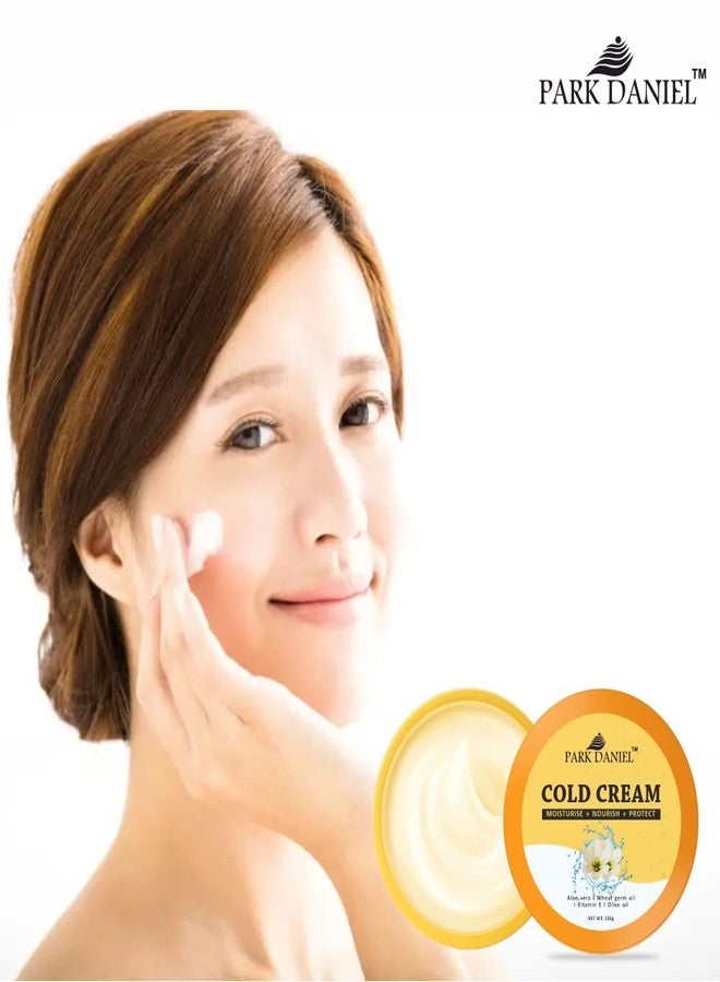 Park Daniel Light Moisturizing Cold Cream Non-Sticky Nourishing Cold Cream with Olive Oil & Vitamin E for winter | Eliminates Dryness & Deeply Nourished Pack of 2 of 100 Grams (200 Grams) - Image 3