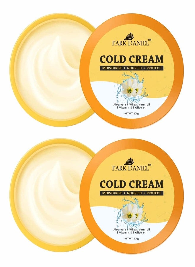 Park Daniel Light Moisturizing Cold Cream Non-Sticky Nourishing Cold Cream with Olive Oil & Vitamin E for winter | Eliminates Dryness & Deeply Nourished Pack of 2 of 100 Grams (200 Grams) - Image 2