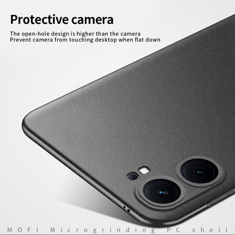 BURAQ Case Cover For vivo iQOO Neo9 / Neo9 Pro MOFI Fandun Series Frosted PC Ultra-thin All-inclusive Phone Case(Red) - Image 5