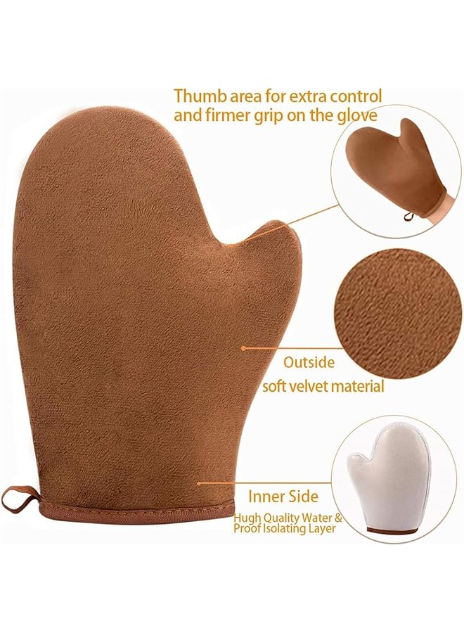erorex Self Tanning Mitt Self Tanning Glove With Thumb Self Tanner Mitt Applicator For Reusable Sunless  - Image 4