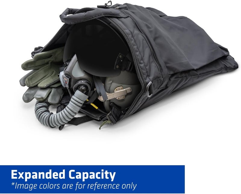 FLYBOYS Jumbo Helmet Bag - Blue, Fits All Military-Issued & Civilian Flight Helmets - Image 2