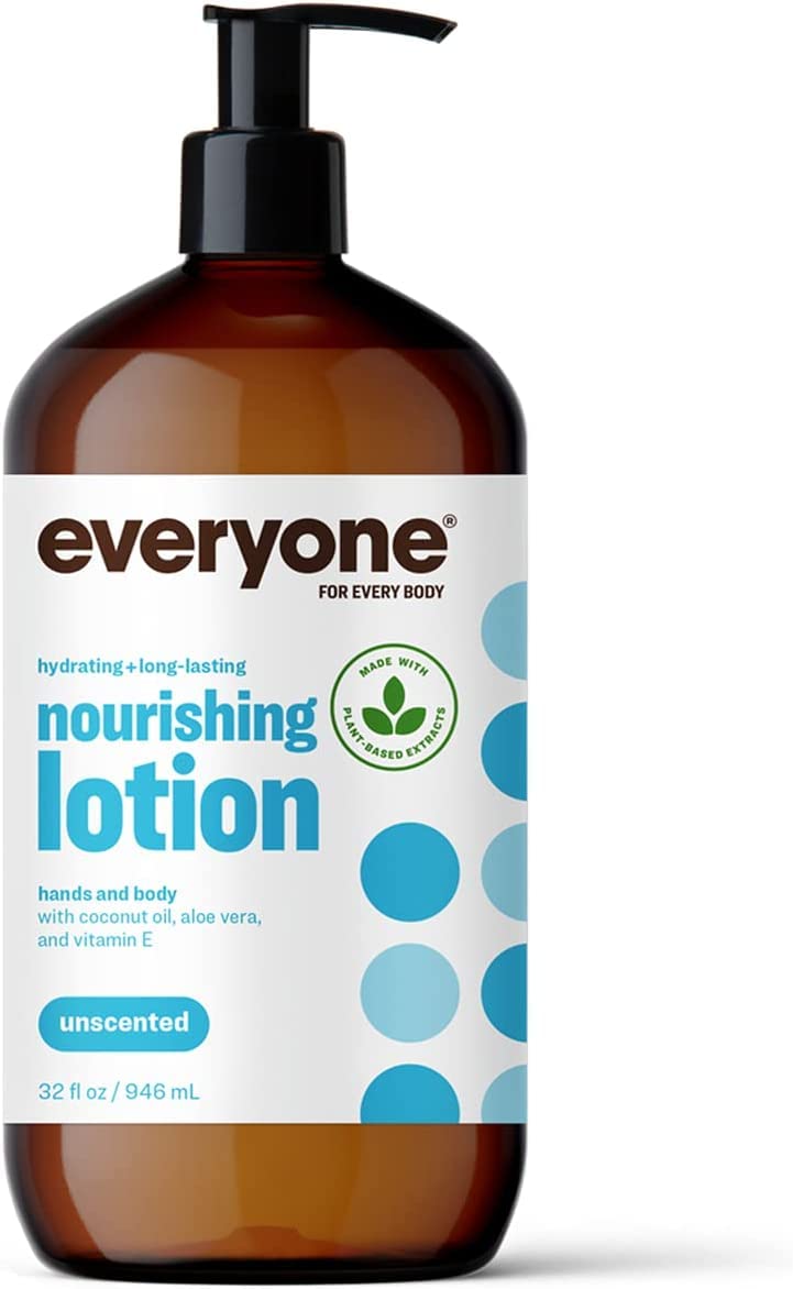 Everyone EO Essential Oil Products Everyone Lotion Unscented -- 32 fl oz - 2pc
