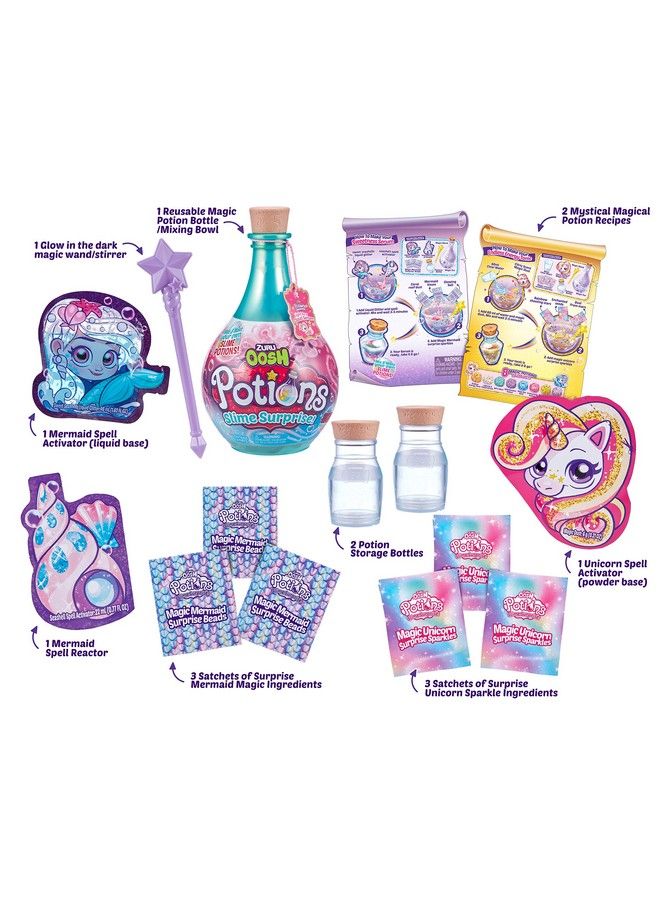 ZURU Oosh Oosh Potions Slime Surprise (Teal) By Zuru Diy Slime Kit With Sparkles Beads Glittler Stress Relief Party Favors Magical Fluffy Putty Slime For Kids And Girls Ages 6+ - Image 4