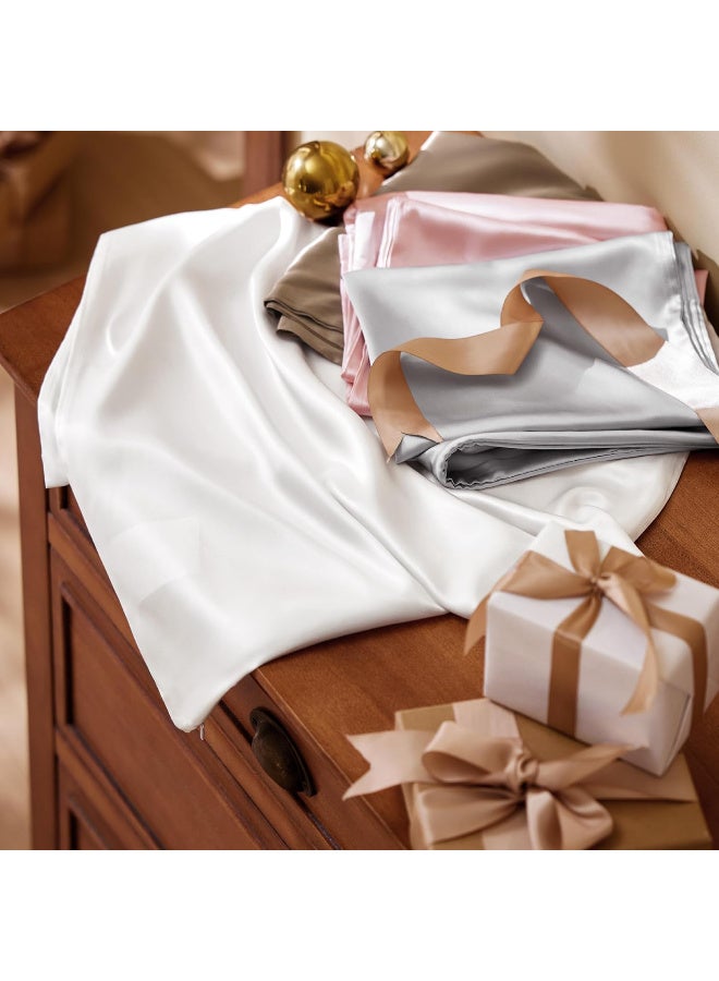 Life Style 1 set of  Luxury silk Satin Pillowcase with zipper for Hair and Skin, 55*75 cm - Image 4