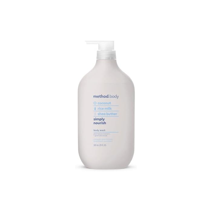 Method Body Wash, Simply Nourish, Paraben and Phthalate Free, 28 oz (Pack of 1)