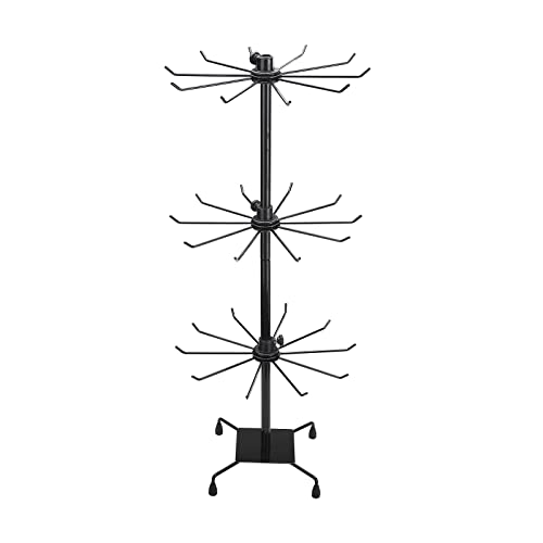 Firlar Rotating Jewelry Display Holder, 3 Tier Rotating Necklace Holder Rack Fashion Counter Jewelry Tree Stand Display Organizer for Necklaces, Bracelets, Earrings, Ring - Image 1