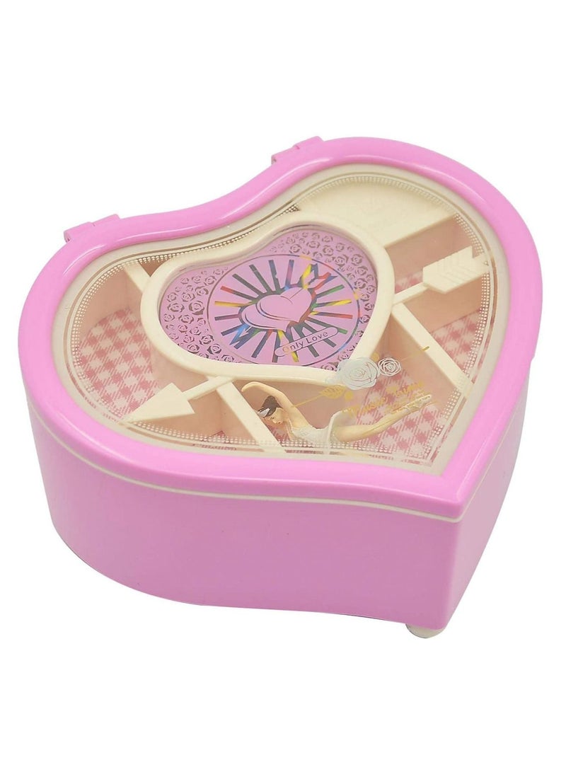 Dancing Ballerina Girls Kids Eid Birthday Gift Music Box (Pink)  - Image 2