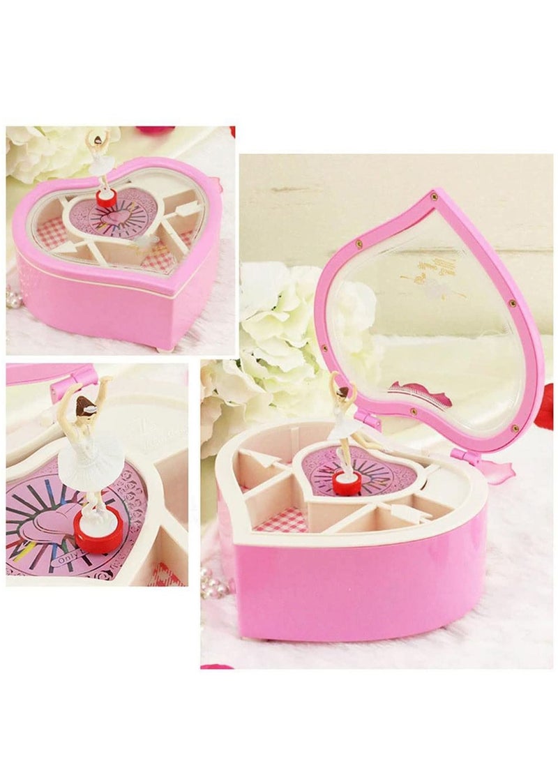 Dancing Ballerina Girls Kids Eid Birthday Gift Music Box (Pink)  - Image 3