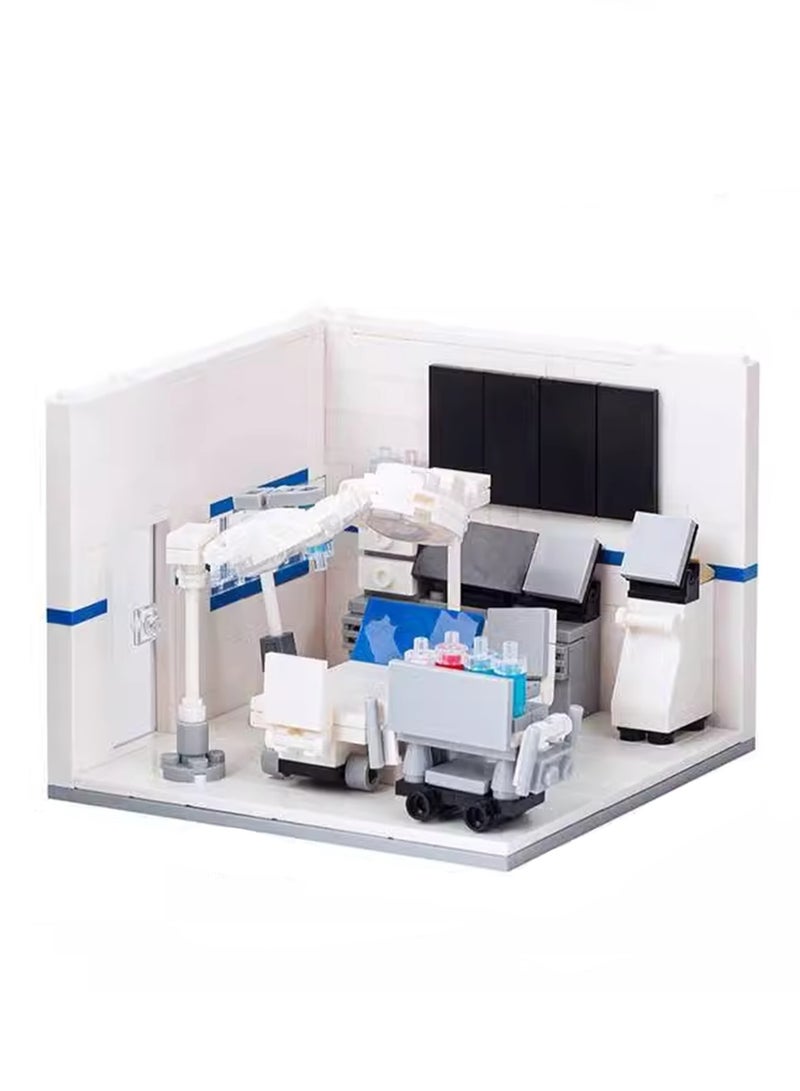 Creative Children's City Family Series Small Particle Puzzle Building Block Toys(Hospital Operating Room 286Pcs) - Image 1