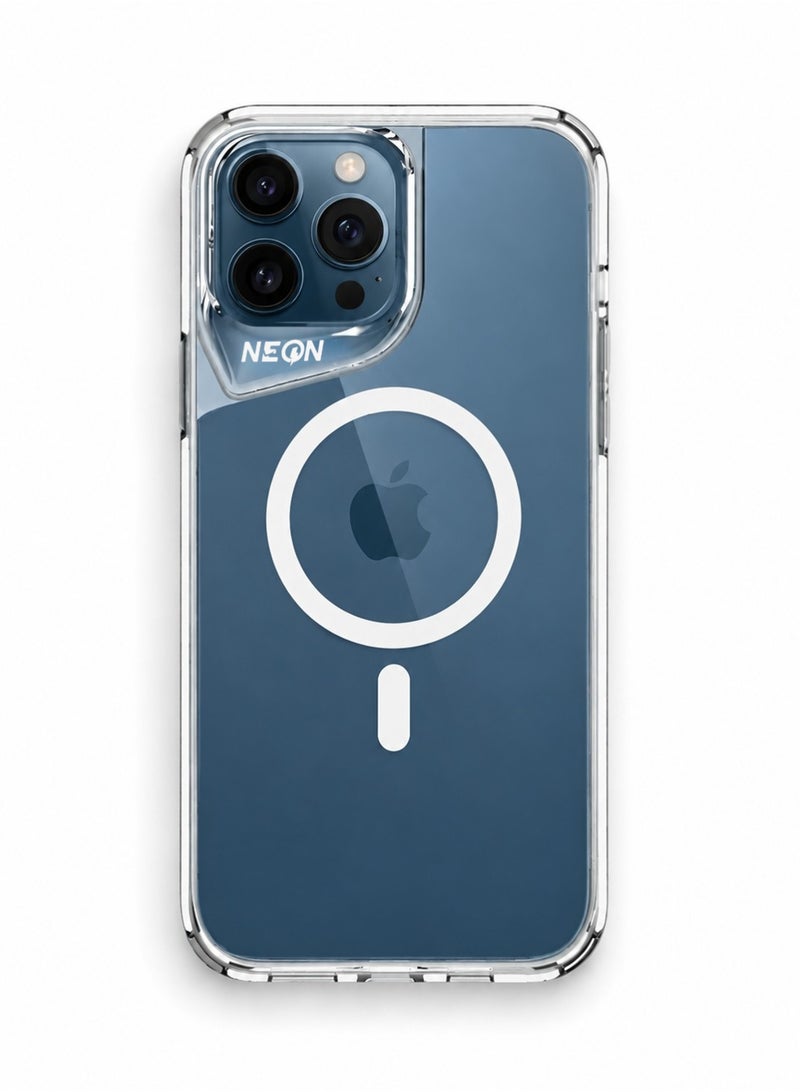 iPhone 12 Pro Max, Shockproof mobile phone case anti-scratch protection cover that supports MagSafe wireless charging, made of high-quality thermoplastic polyurethane - transparent