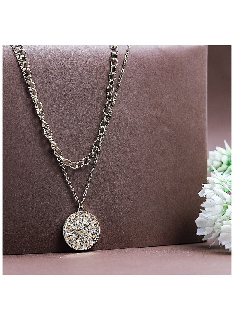 FLUFFY Satar Ball Necklaces Of Fluffy Women's Accessories-Gold  - Image 2