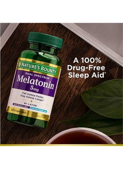 NATURE'S BOUNTY Dual Spectrum Melatonin 5Mg  - Image 4
