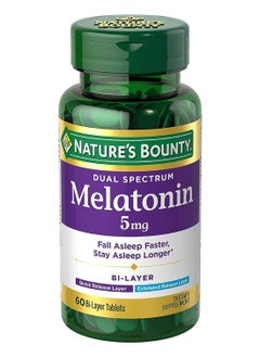 NATURE'S BOUNTY Dual Spectrum Melatonin 5Mg  - Image 1