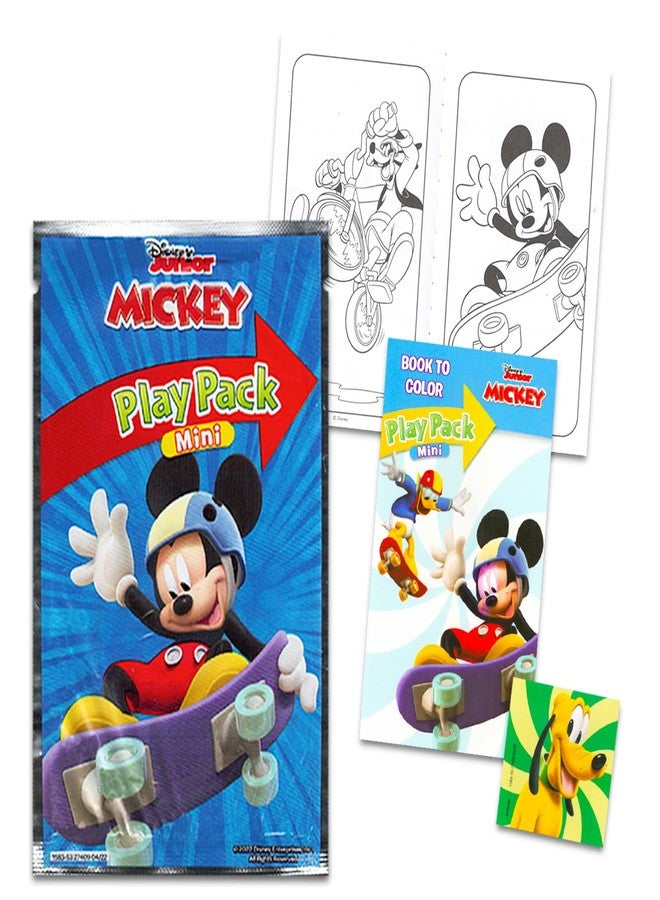 ميكي ماوس مجموعة هدايا عيد الحب للأطفال من ميكي ماوس - ٢٤ كتاب تلوين صغير من ميكي ماوس، بطاقات عيد الحب، ملصقات | هدايا حفلات عيد الحب للأطفال - Image 4