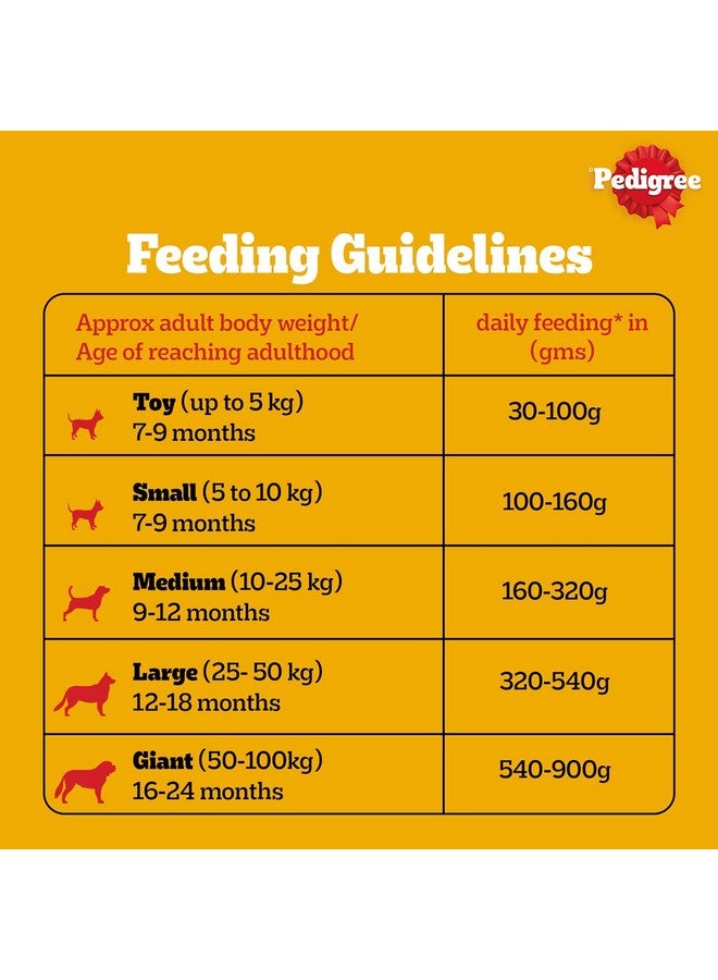 بيديجري طعام جاف للكلاب البالغة، دجاج وبيض وأرز، 3 كجم، يحتوي على 37 عنصرًا غذائيًا أساسيًا، طعام كامل ومتوازن بنسبة 100% للكلاب البالغة - Image 5
