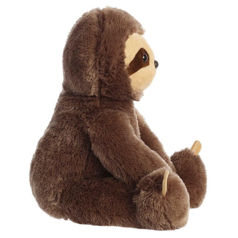 AuroraÂ® Cuddly Sloth Stuffed Animal - Cozy Comfort - Endless Snuggles - Brown 14 Inches - Image 3