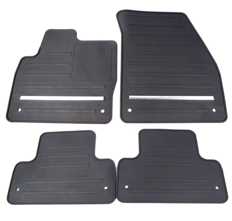 LAND ROVER Genuine Land Rover Accessory All Weather Black Rubber Floor Mat Set LR045097 20112015 Evoque