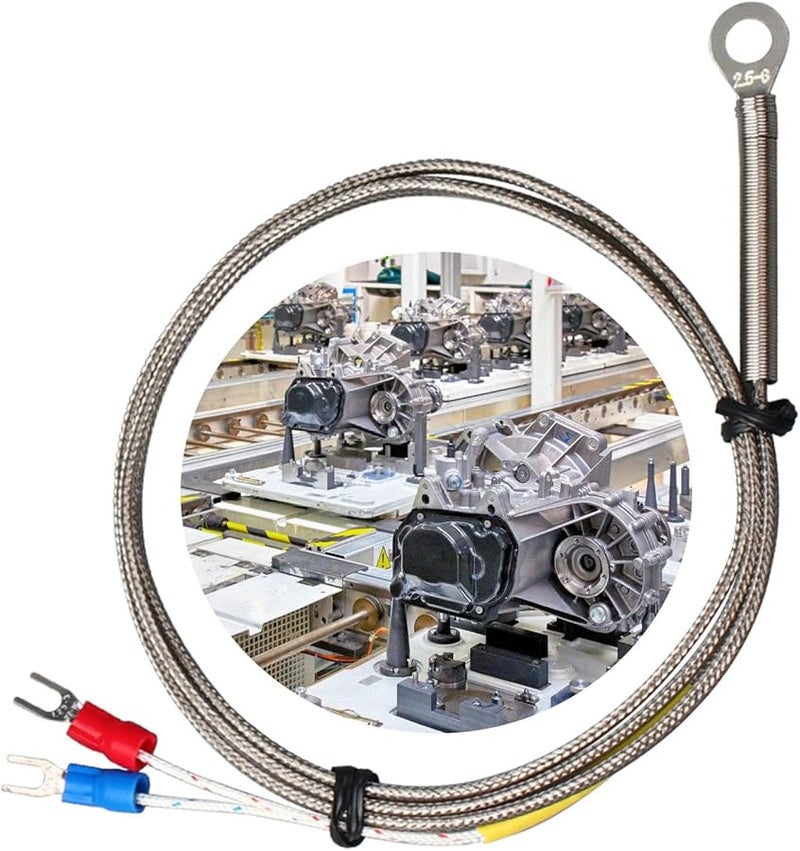 K Type Thermocouple Temperature Sensor Probe 0 To 600C High Temperature Metal Wire 1 Meter Size - Image 3