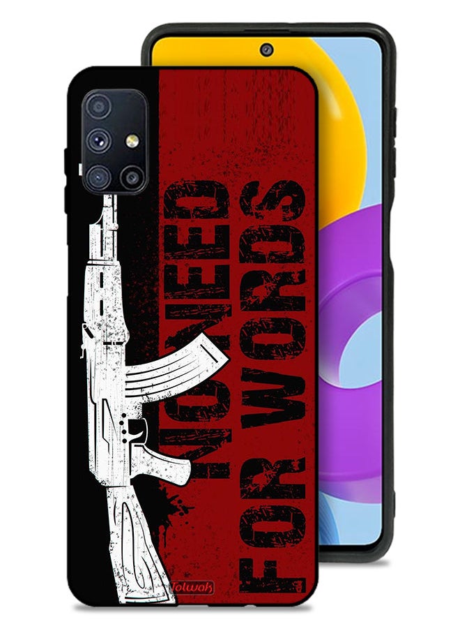 Tolwak Samsung Galaxy M51 Protective Case Cover No Need For Words  - Image 1