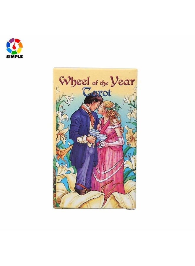 NIBEMINENT Annual Wheel Tarot Card Interpretation - Destiny Tarot Card Game - Personal Use Board Game - Set of 78 Tarot Cards - Image 1