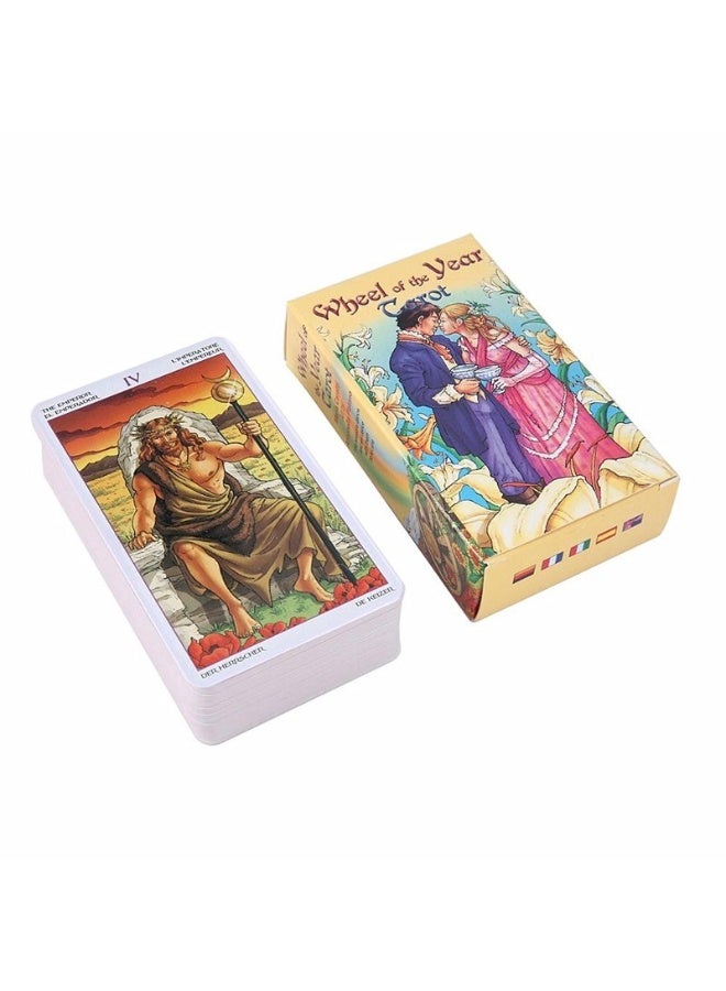 NIBEMINENT Annual Wheel Tarot Card Interpretation - Destiny Tarot Card Game - Personal Use Board Game - Set of 78 Tarot Cards - Image 2
