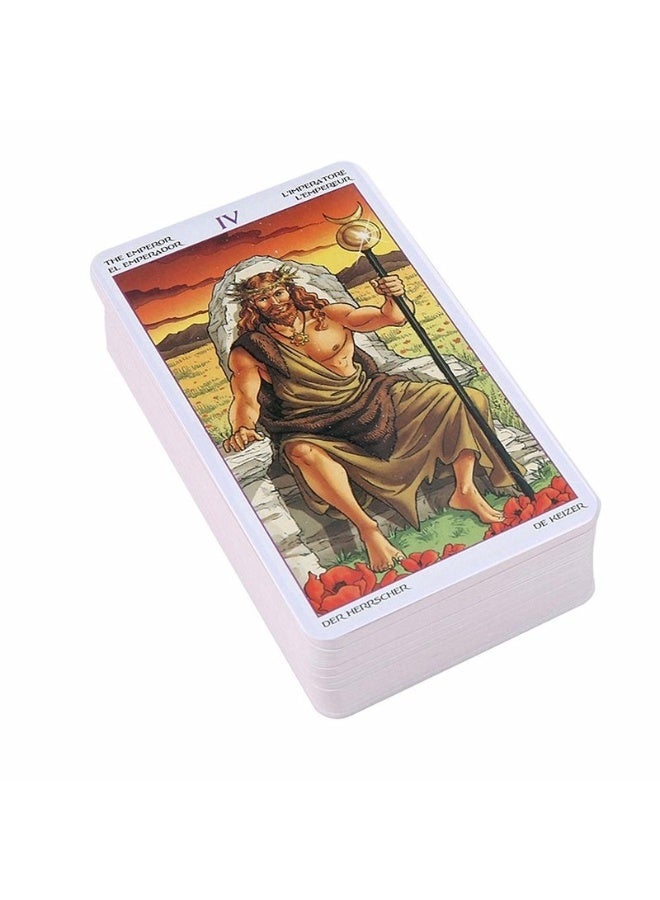 NIBEMINENT Annual Wheel Tarot Card Interpretation - Destiny Tarot Card Game - Personal Use Board Game - Set of 78 Tarot Cards - Image 3