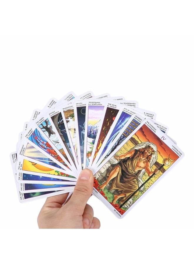 NIBEMINENT Annual Wheel Tarot Card Interpretation - Destiny Tarot Card Game - Personal Use Board Game - Set of 78 Tarot Cards - Image 4