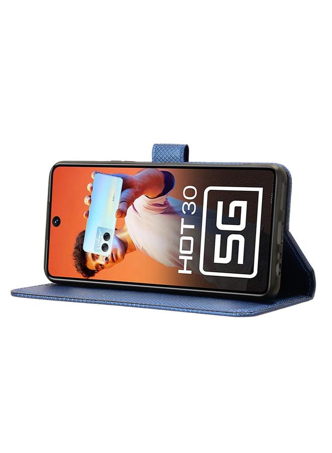 زبون جراب لهاتف Infinix Hot 30 5G X6832 جراب هاتف جلدي بنسيج ماسي - Image 5