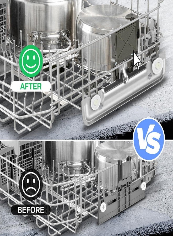 Monkemon W10712395 Dishwasher Replacement Top Rack for Kenmore Kitchenaid Whirlpool Dishwasher Parts, Replace W10350375 AP5957560 Upper Rack Parts, WDT750SAHZ0 WDT970SAHZ0 WDT780SAEM1 WDTA50SAHZ0 - Image 4