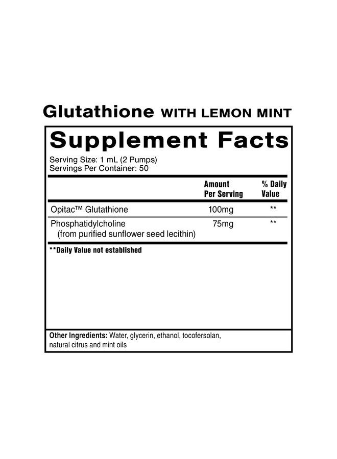Quicksilver Scientific Liposomal Glutathione - Superior Absorption Oral Glutathione Supplement for Detox & Immune Support - Lemon Mint (1.7 fl oz) - Image 2