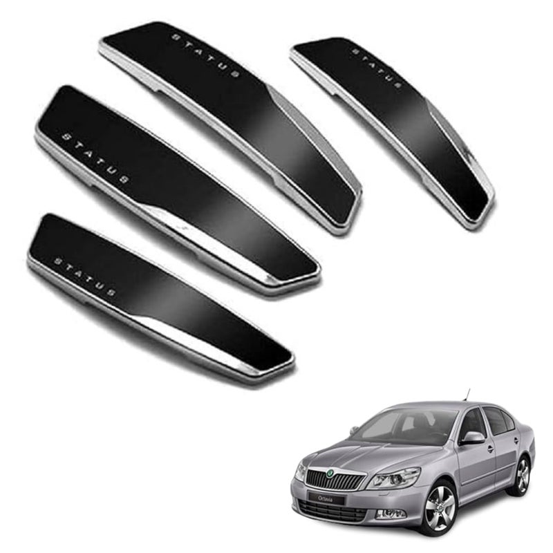 Autokaar Status Car Door Edge Guard Scratch Protector Black Universal for Skoda Kushaq/Slavia/Rapid/Kodiaq/Octavia/Fabia/Laura/Superb/Yeti - Image 4