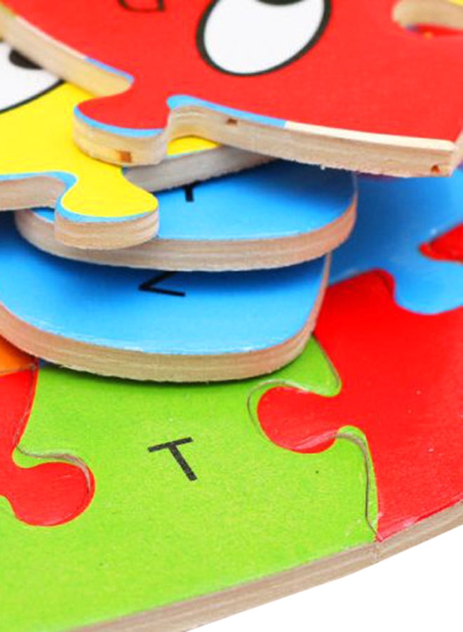 26-Piece Alphabet Letter Dinosaur Jigsaw Puzzle - Image 2