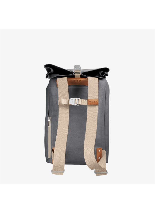 Brooks England Brooks Pickwick Cotton Backpack Grey  - Image 3