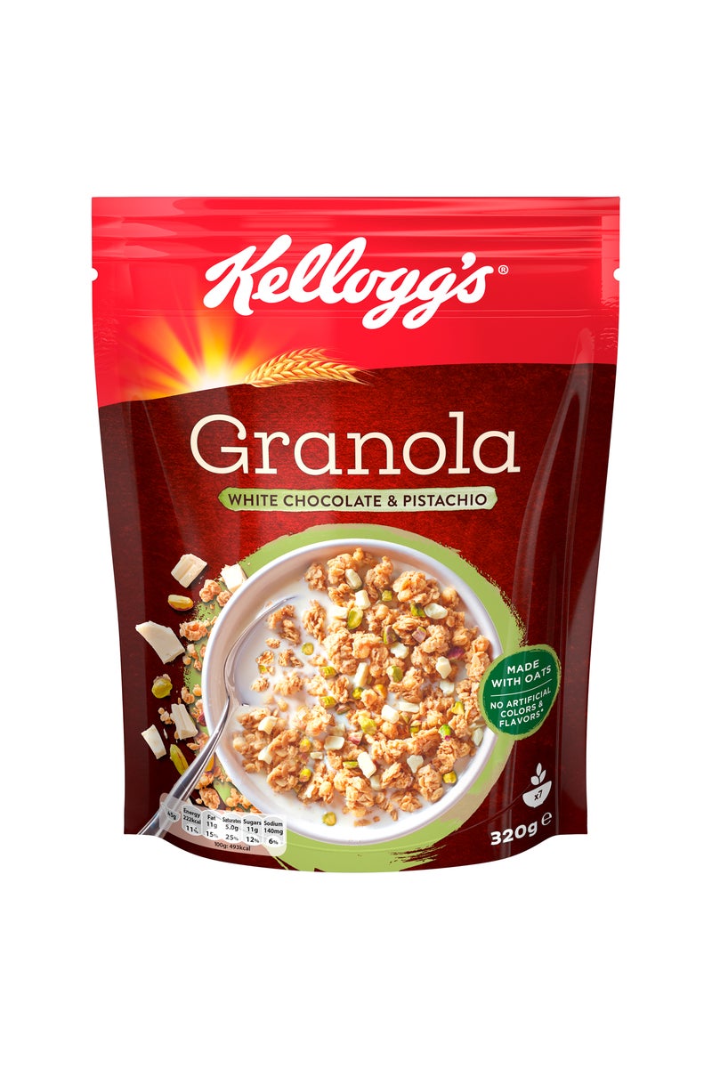 Kellogg's Granola White Chocolate And Pistachio - Image 1