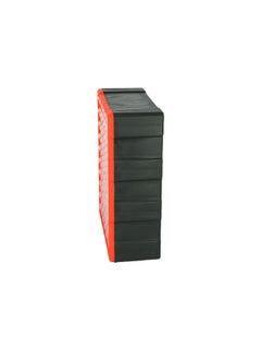 Tactix 60-Drawer Compact and Durable Plastic Storage Box Black and Orange 48.5 x 38.5 x 16 cm 320638  - Image 3