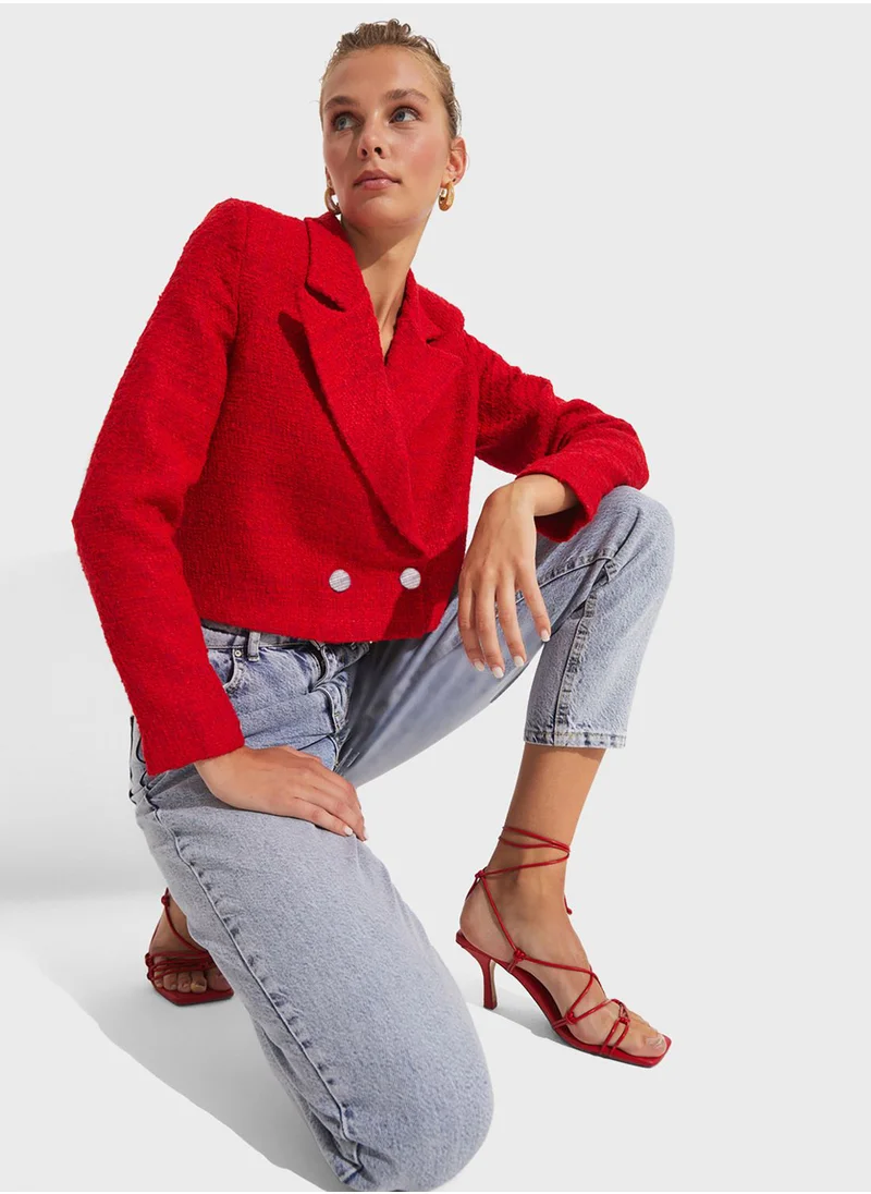 JUNE Button Detail Jacket