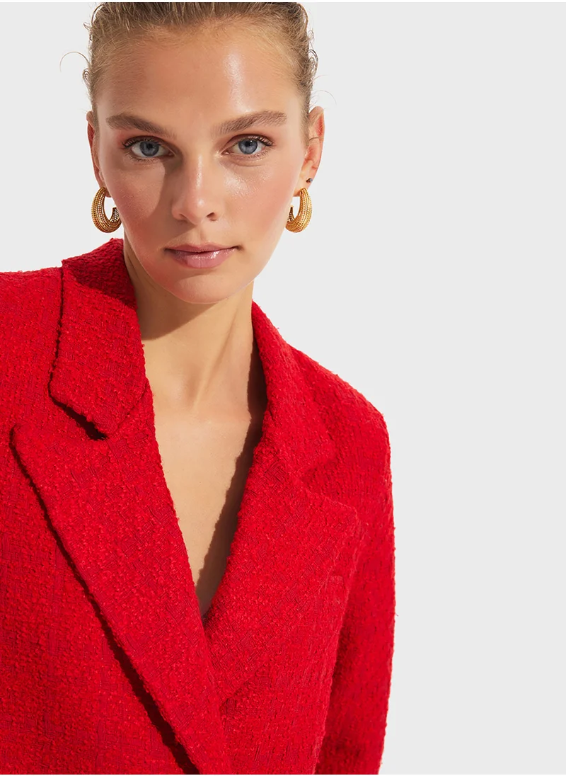 JUNE Button Detail Jacket