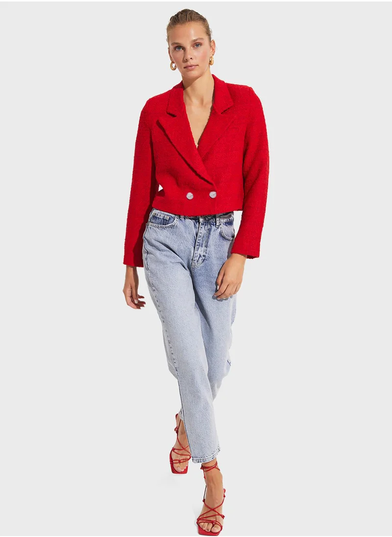 JUNE Button Detail Jacket